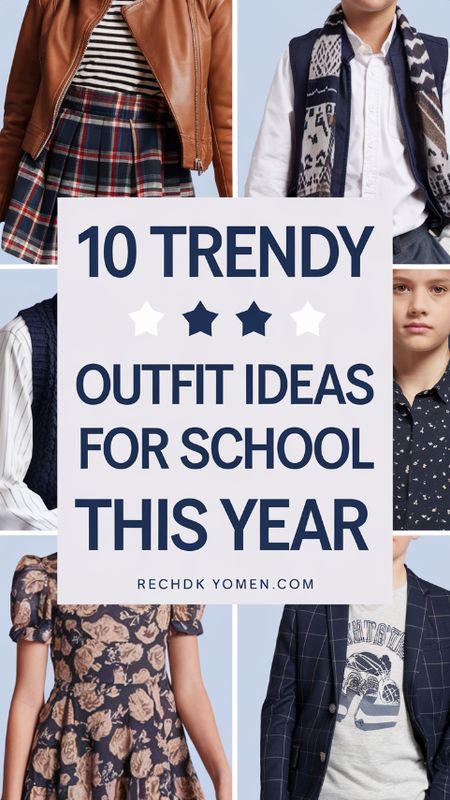 Unlock your style this school year with our top 10 trendy outfit ideas! From chic layers to must-have accessories, discover looks that will have you standing out in the hallways. Perfect for every vibe, these outfits are both fashion-forward and comfy. Get inspired and elevate your school wardrobe t Highschool Fashion, Student Style, High School Fashion, Outfit Ideas For School, Old Outfits, Trends 2025, Effortlessly Chic Outfits, Trendy Outfit Ideas, Outfit Trends