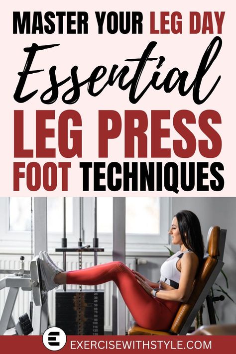 Tired of guessing your leg press foot placement? Confused about muscle targeting and benefits? Dive into our Ultimate Guide to Leg Press Foot Placement for clarity. We break down variations, so you can press with confidence. No more second-guessing, just informed gains! 🏋️‍♂️ #LegPress #FootPlacement #WorkoutWisdom Leg Press Benefits, Leg Press Foot Placement, Leg Press Workout, Seated Leg Press, Leg Press Machine, Ankle Mobility, Second Guessing, Leg Machines, Barbell Squat