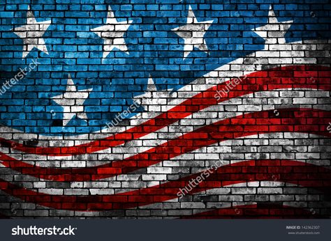 Brick Wall Backdrop, American Flag Fashion, Initial Wall Art, Backdrops Kids, Beach House Art, Wall Flag, Roofing Companies, Human Anatomy Art, Cactus Wall Art