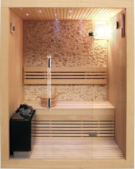 ⁌ Sunray Rockledge 2-Person Indoor Traditional Steam Sauna by Sunray Saunas ⁍ ► NOW ONLY $4,490.00 ◀︎ ⚡️ Sunray Rockledge 2-Person Indoor Traditional Steam Sauna Discover a perfect blend of elegance and durability with the Rockledge 2-Person Indoor Traditional Steam Sauna. Crafted with the robustness of rich hardwood and adorned with the sophisticated beauty of cultured stone, this sauna offers a luxurious escape within the confines of your home. The Rockledge sauna is designed to provide a... 2 Person Sauna, Indoor Sauna, Traditional Saunas, Sauna Heater, Ergonomic Seating, Interior Led Lights, Finnish Sauna, Stone Interior, Steam Sauna