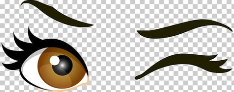 Winking Face Drawing Reference, Wink Draw Eye Faces, Winking Face Drawing, Eye Wink Drawing, Wink Face Drawing, Winking Eye Drawing, Wink Drawing, Brown Eyes Drawing, Easy Anime Eyes