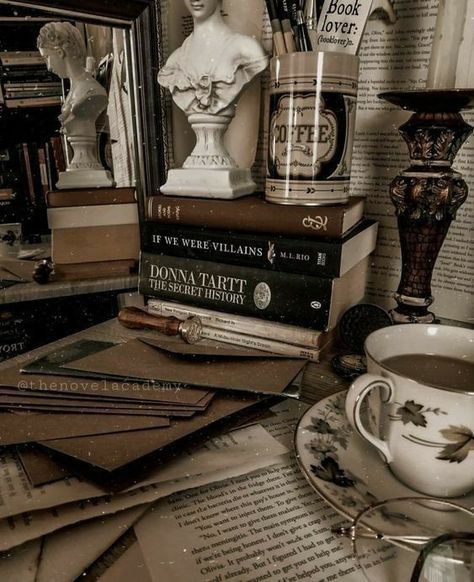 ― #darkacademia #vintage #brown #aesthetic Classical Academia, Campus Room, Paradis Sombre, Dark Academy Aesthetic, Academic Aesthetic, Dark Acadamia, Academia Aesthetics, Light Academia Aesthetic, Chaotic Academia