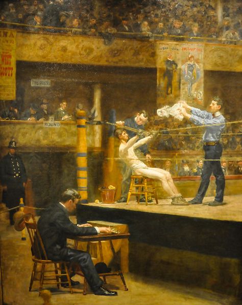 Thomas Eakins, Philadelphia Museum Of Art, Sports Art, American Artists, Sculptor, Art History, Art Museum, Matte Paper, Boxing