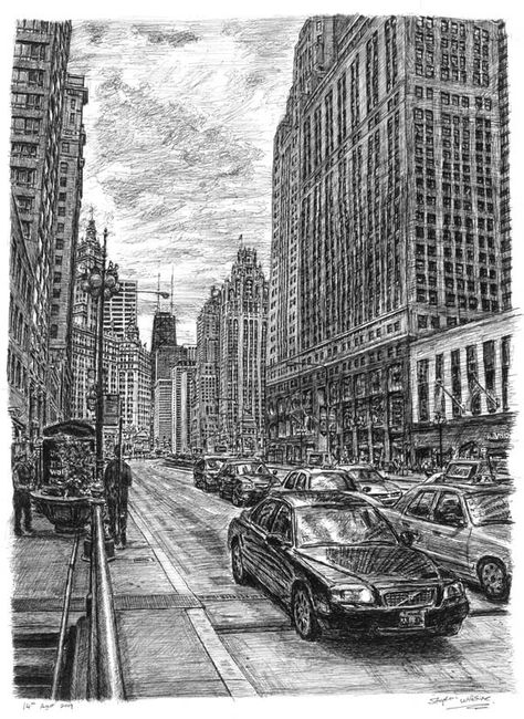 Chi city - Stephen Wiltshire