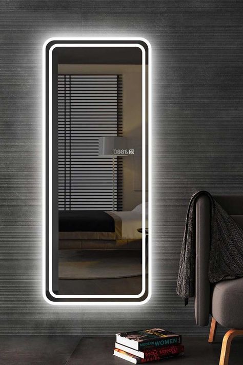 dressing mirror, bedroom mirror, entrance mirror, full length mirror, LED lighting mirror. Lighting Mirror, Bedroom Mirrors, Bathroom Vanity Mirrors, Led Bedroom, Full Length Mirrors, Led Makeup Mirror, Vanity Mirrors, Led Dress, Led Bathroom