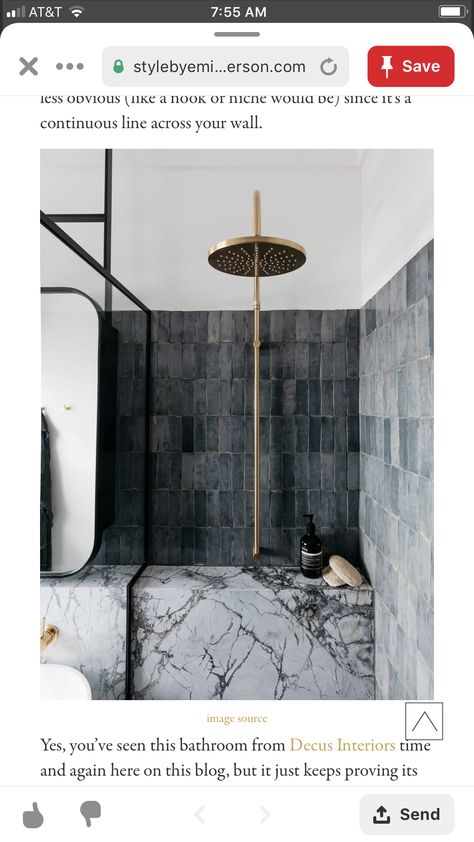 Modern Luxe Bathroom, Aesop Aesthetic, Moody Minimalist, Decus Interiors, Luxe Bathroom, Gold Faucet, Modern Luxe, Aesthetic Bathroom, Interior Minimalista