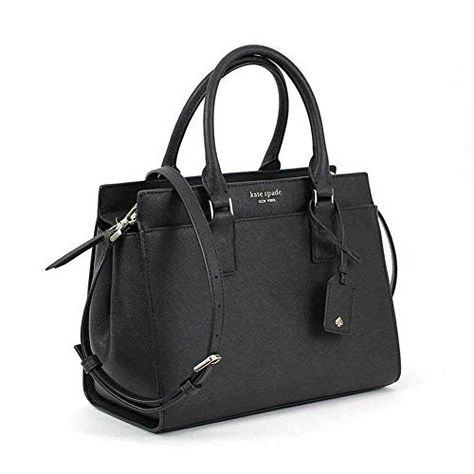 Amazon.com: Kate Spade New York Cameron Medium Satchel Purse (Black): Shoes Kate Spade Purse Black, Concealed Carry Purse, Kate Spade Satchel, Kate Spade Cameron Street, Black Satchel, Black Leather Satchel, Trendy Handbags, Satchel Handbag, Purse Black