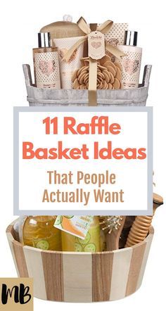 11 Raffle Basket Ideas that People Actually Want Wedding Raffle Ideas Auction Baskets, Breakfast Raffle Basket, Good Raffle Basket Ideas, Beauty Raffle Basket Ideas, Silent Raffle Basket Ideas, Raffle Ticket Ideas Fundraising, Baskets For Fundraisers Auction Donations, Sports Themed Raffle Baskets, Themed Basket Ideas For Auction