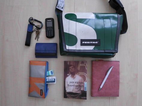 Freitag bag with contents Freitag Bag, My Heart Is Yours, Bag Outfit, Outfits Aesthetic, Summer 2024, You Bag, Cloth Bags, Walking, Outfit Inspo