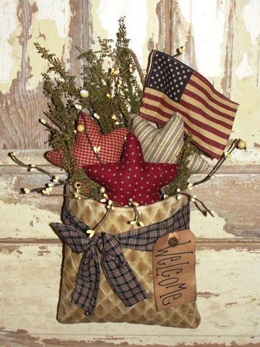 Repurposed Table Top, Patriotic Display, Wood Stacking, Americana Crafts, Primitive Home Decor, 4th July Crafts, Country Sampler, July Ideas, Handmade Wood Signs