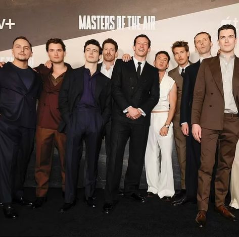 Masters Of The Air Poster, Masters Of The Air Cast, Masters Of The Air, Anthony Boyle, Air Cast, Callum Turner, Band Of Brothers, Austin Butler, Couples Goals