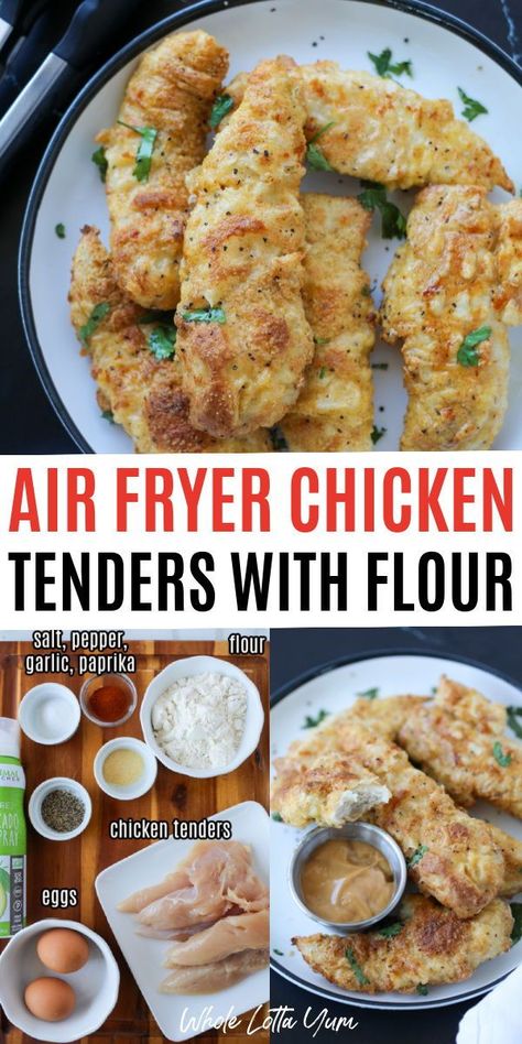 Chicken Fried Chicken Air Fryer, Crispy Chicken Breast Air Fryer, Breadless Chicken Tenders, Air Fryer Fried Chicken Tenderloins, Easy Breaded Chicken, Frozen Tenderloins In Air Fryer, Chicken Tenders In Air Fryer Recipes, Chicken Tenderloin Air Fryer, Easy Chicken Air Fryer Recipes