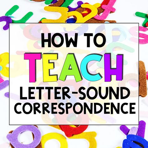 Letter Sound Correspondence Activities, Teaching Letter Sounds, Increase Vocabulary, Decoding Words, Letter Sound, Letter Identification, Teaching Letters, Early Reading, Vowel Sounds