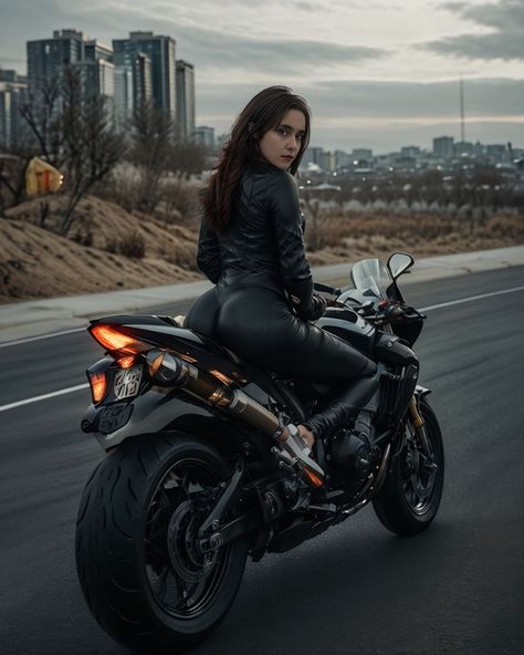 Women And Motorcycles, Back Of Motorcycle, Girls Riding Bikes, Girl With Motorcycle, Women On Motorcycles, Girl On Motorcycle, Girls Motorcycle, Motor Girl, Girl Riders