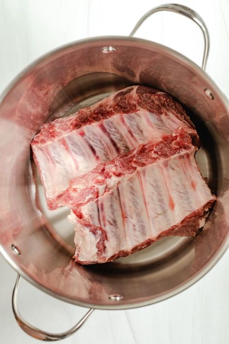 Ribs Boiled And Grilled, Boiling Ribs Before Grilling, Boiled Pork Ribs, Beef Ribs In Oven Fall Off The Bone, Boil Ribs Before Grilling, Boiling Ribs Before Baking, Boil Ribs Before Baking, Boiled Ribs Before Baking, Par Boiled Ribs