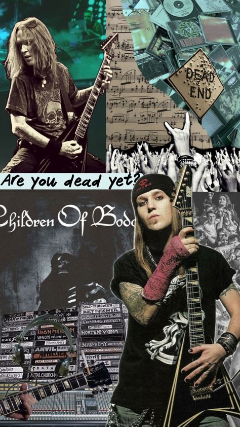 #childrenofbodom #alexilaiho Alexi Laiho, Children Of Bodom, Envy Me, Wild Child, Rest In Peace, Metal Bands, Fan Art