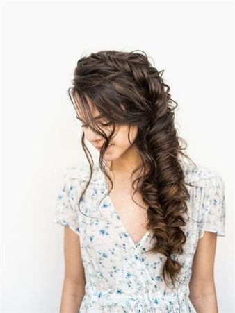 Inspirational Side Fishtail Braid hairstyles Ideas for Any Occasion #Braidedhairstyles #FishtailBraidHairstyles Braid Hairstyles Ideas, Fish Tail Side Braid, Wedding Hair Side, Fishtail Braid Hairstyles, Braided Prom Hair, Fishtail Braid, Prom Hairstyles For Long Hair, Beautiful Hairstyles, Beautiful Braids