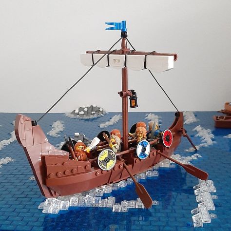 Viking Ship | Small teaser of newest Zbudujmy To! collab pro… | Flickr Lego Viking, Lego Pirate Ship, Lego Ship, Lego Castle, Viking Ship, Lego Projects, Lego Art, Pirate Ship, Animals Beautiful