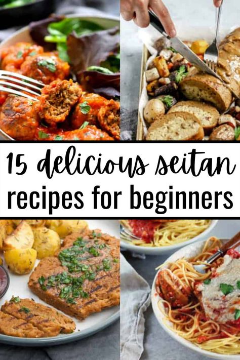 Easy Seitan Recipe, Make Seitan, How To Make Seitan, Homemade Seitan, Vegetarian Freezer Meals, Vegan Seitan, Meatless Meals Healthy, Vegan Meat Recipe, Seitan Recipes