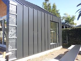 Zinc Cladding, Exterior House Siding, Exterior Wall Cladding, Cladding Design, External Cladding, House Cladding, House Roof Design, Cladding Systems, Metal Cladding