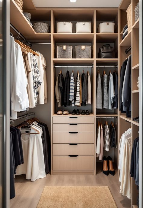 Walk in Closet Ideas Wardrobe System Design, Closet Systems Walk In, Walk In Closet Drawers, Modular Closet System, Boutique Style Closet, Movable Shelves, Walk In Wardrobe Design, Modular Closet, Modular Wardrobe