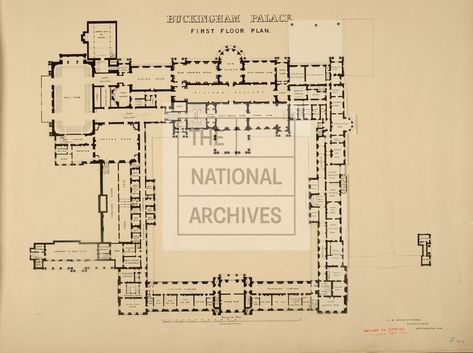 The National Archives Buckingham Palace Floor Plan, Palace Floor Plan, Palace Plan, Carlton House, Archive Website, Cathedral Architecture, National Archives, Windsor Castle, Buckingham Palace