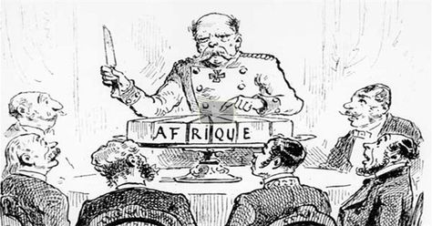 5 minutes | Watch how Europeans gave away African land they never owned, then expressed anger when Africans resisted. Berlin Conference 1884, Scramble For Africa, History Cartoon, Otto Von Bismarck, European People, African Ancestry, History Jokes, History Nerd, History Humor