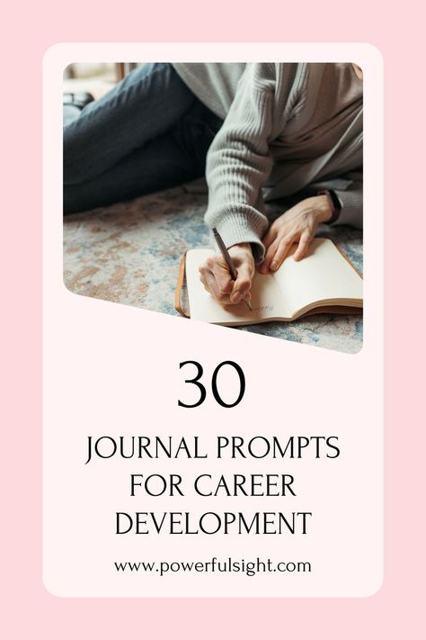 Journal Prompts For Career Best Journal Prompts, 30 Journal Prompts, Start A Journal, Love Journal, Mentally Strong, Find Your Way, Best Version Of Yourself, Different Games, Self Improvement Tips