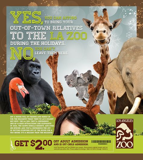 LA Zoo Holiday Campaign on Behance Zoo Brochure, Zoo Marketing, Surrealism Drawing, Campaign Ideas, Holiday Campaign, Wildlife Park, Motion Design Animation, Design Animation, Graphic Design Tips