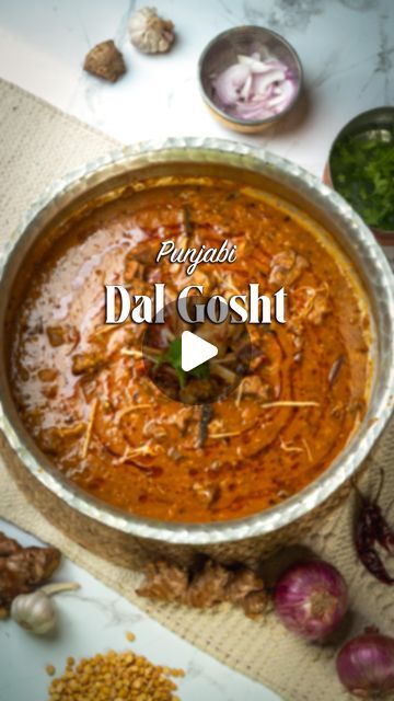 Dal Gosht Recipe, Gosht Recipe, Black Cardamom, Sliced Onion, One Pot Meals, One Pot, The Recipe, Canning