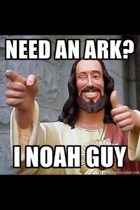 Hehee jesus humor Buddy Christ, Minion Funny, Jesus Meme, Grumpy Cats, Texts Funny, Catholic Humor, Party Fail, Friday Meme, Epic Texts