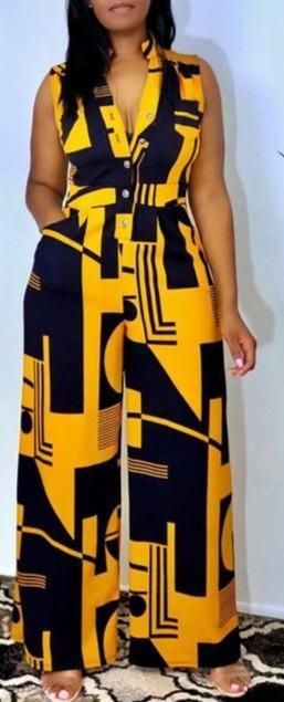 ac5dab2e99eee9cf9ec672e383691302desc45957582ri Jam Suit, Loose Playsuit, Ankara Blouses, Womens Jumpsuits Casual, Collection Ideas, Jumpsuit Elegant, African Design Dresses, Casual Jumpsuit, Overalls Women