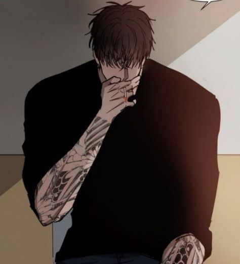 Yakuza Anime, Dark Anime Guys, Gothic Anime, Man Character, Anime Monochrome, Fanarts Anime, Anime Poses Reference, Boy Art, Dark Anime