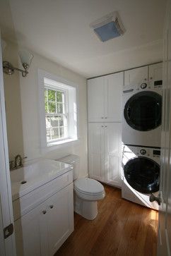 Eclectic Laundry Room, Rustic Farmhouse Laundry Room, Contemporary Laundry, Laundry Bathroom Combo, Laundry Room Stackable, Laundry Room Design Ideas, Vintage Laundry Room Decor, Traditional Laundry Room, Laundry Room Storage Shelves