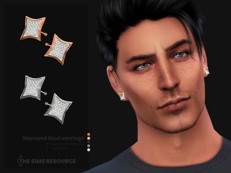 sugar owl's Diamond stud earrings for male and female Sims 4 Cc Black Male Earrings, Sims 4 Men Earrings Cc, Sims 4 Male Stud Earrings Cc, Sims 4 Men Earrings, Sims 4 Cc Earrings Male, Sims 4 Male Earrings Cc, Sims 4 Earrings Cc Male, Sims 4 Male Earrings, Sims 4 Cc Male Jewelry