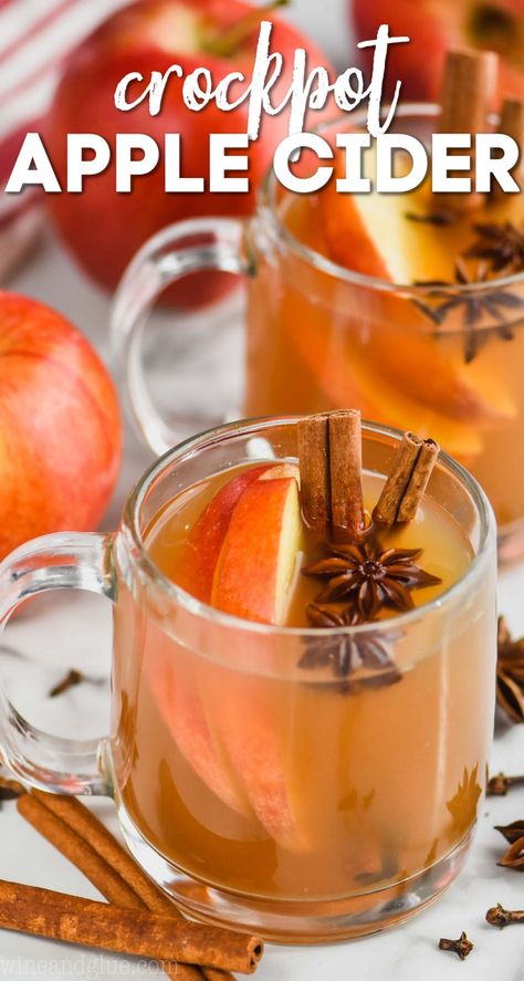 Apple Cider From Scratch, Spiked Apple Cider Recipe, Crockpot Apple Cider, Spiced Apple Cider Recipe, Hot Apple Cider Recipe, Slow Cooker Apple Cider, Apple Cider Punch, Crockpot Apple, Apple Cider Drink