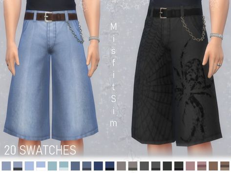 The Sims Resource - Baggy Jorts for male version 2 Sims 4 Basketball Shorts, Sims 4 Male Clothes Grunge, Sims 4 Male Sneakers, Sims 4 Cc Finds Male, Sims 4 Men Clothing, Sims 4 Male Clothes, Sims 4 Tsr, Sims 4 Cas Mods, Free Sims 4