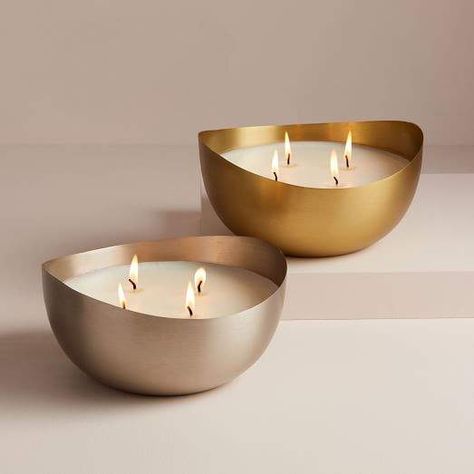 Curved Metal Oversized Candles Oversized Candles, Indian Candles, Candle Tins, Candle Design, Aesthetic Candles, Bowl Candle, Large Candles, Beautiful Centerpieces, Candle Diffuser