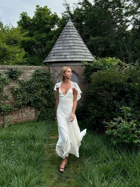 Princess Olympia's ultra-chic slip dress puts a twist on the 90s supermodel classic Olympia Greece Princess, 28th Birthday Party, Princess Olympia, Princess Olympia Of Greece, Greece Dress, Olympia Greece, Olympia Of Greece, Mrs Alice, Denmark Fashion