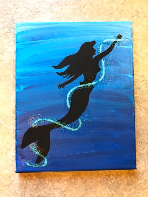 Save Water Painting, Mermaid Painting Easy, Mermaid Paintings Acrylic, Little Mermaid Painting, Abstract Mermaid, Mom Painting, Mermaid Canvas, Floral Paintings Acrylic, Underwater Painting