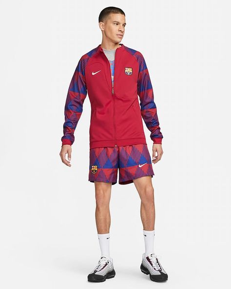 FC Barcelona Academy Pro Men's Full-Zip Knit Soccer Jacket Get Yours Now at sportivespot.com Soccer Jacket, Get Yours Now, Fc Barcelona, Spot On, Barcelona, Soccer, Knitting, On Instagram, Quick Saves