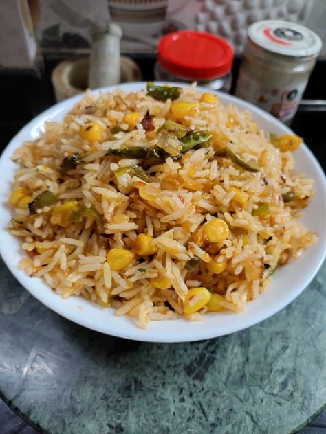 Corn Fried Rice, Corn Fried, Fried Rice, Corn, Cooking Recipes, Rice