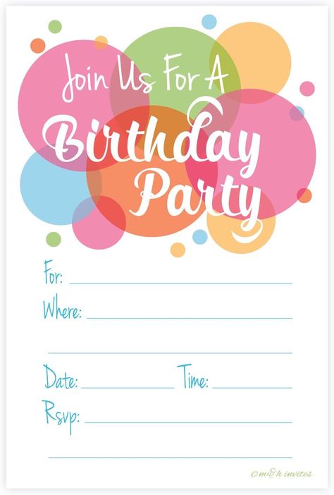 Bday Invitation Card, Online Birthday Invitations, Birthday Invitation Message, Happy Birthday Invitation Card, Birthday Party Invitations Free, Birthday Invitation Card Template, Rainbow Parties, Bday Invitations, Free Printable Birthday Invitations