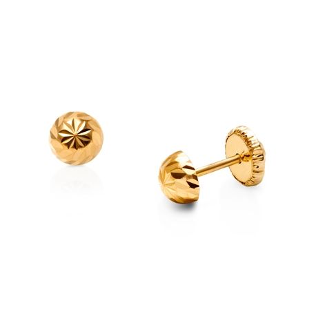 Earrings Tops Gold, Small Gold Tops Designs, Studs For Women Gold, Small Tops Earrings Gold, Kids Earrings Gold Children, Baby Earrings Infants, Gold Top Earrings, Tops Earrings Gold, Gold Tops Designs