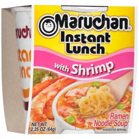 Shrimp Lunch, Lunch Ramen, Noodles Shrimp, Maruchan Ramen Noodles, Lunch Soup, Soup With Shrimp, Shrimp Ramen, Maruchan Ramen, Hot Snacks