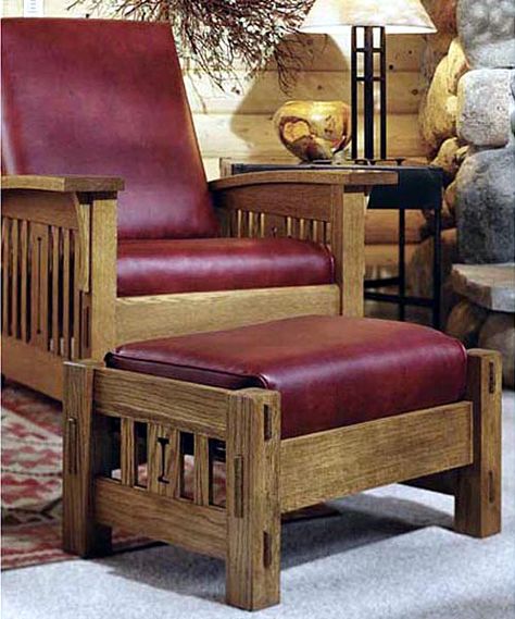 Quick View Arts And Crafts Interiors, Morris Chair, Craft Furniture, Chair Woodworking Plans, Mission Style Furniture, Mission Furniture, Craftsman Furniture, Arts And Crafts House, Arts And Crafts Furniture