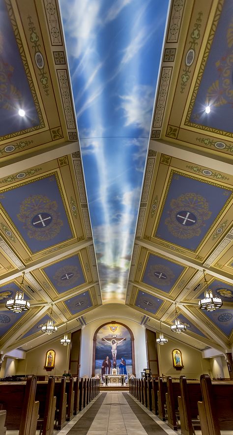 St John The Apostle, Church Ceiling, Chapel Design, John The Apostle, Church Design Architecture, Church Building Design, Compound Wall Design, Church Interior Design, Apostle John