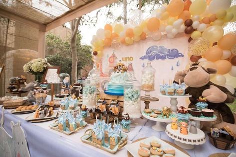 Baptism an first birthday party | CatchMyParty.com Baptism And Birthday Party Combined, Baptism Party Ideas, Baptism Party, First Birthday Party, Catch My Party, Ideas Photo, First Birthday, First Birthdays, Photo Gallery