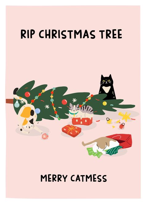 RIP Christmas Tree Cat Christmas Card, Funny Christmas Tree Card, Funny Cat Christmas Card, Grumpy cat, Sarcastic cat, Digital download


Printable Christmas Card 😼
✨The files are already set up to be printed and then folded over to create a greeting card in a jiff! Cat And Christmas Tree Funny, Cat Christmas Cards Photo, Funny Christmas Illustration, Christmas Card With Cat, Christmas Cat Card, Postcards Christmas, Christmas Tree Cat, Cat Christmas Cards, Christmas Card Funny