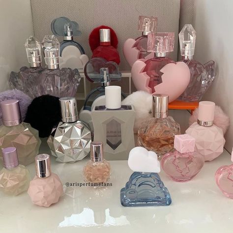 Koleksi Parfum, Ariana Perfume, God Is A Woman, Ariana Grande Perfume, Perfume Body Spray, Perfume Collection Fragrance, Victoria Secret Perfume, Perfume Lover, Bath And Body Care